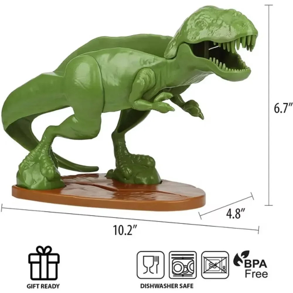 Funwares TACOsaurus Rex Sculpted Dinosaur Taco & Snack Holder